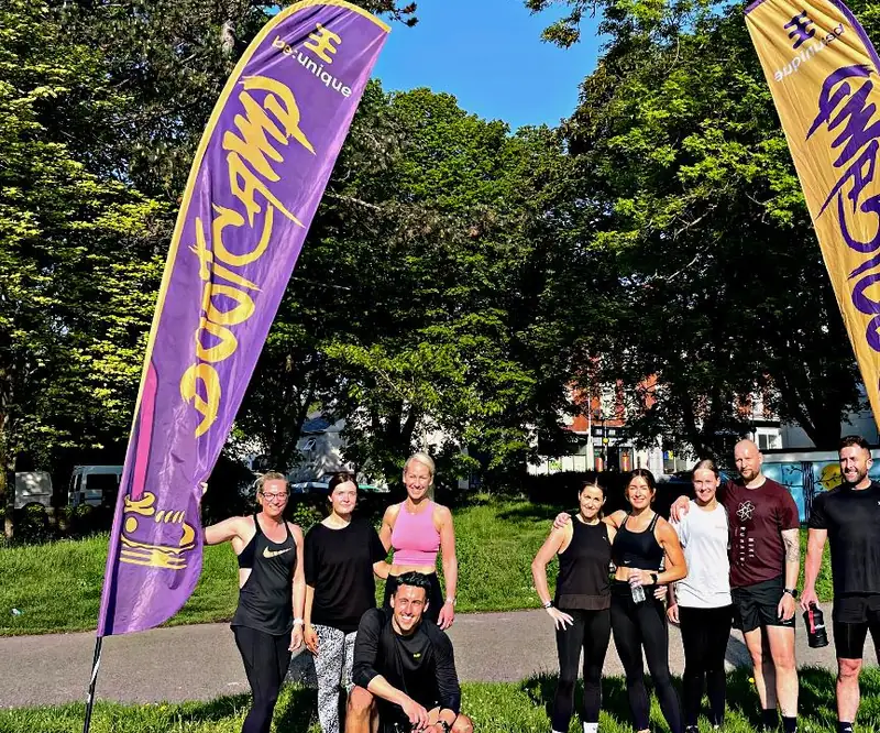 The bootcamp group at Victoria Park, Millbridge